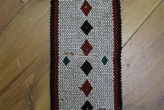 A collection of Zulu beadwork,